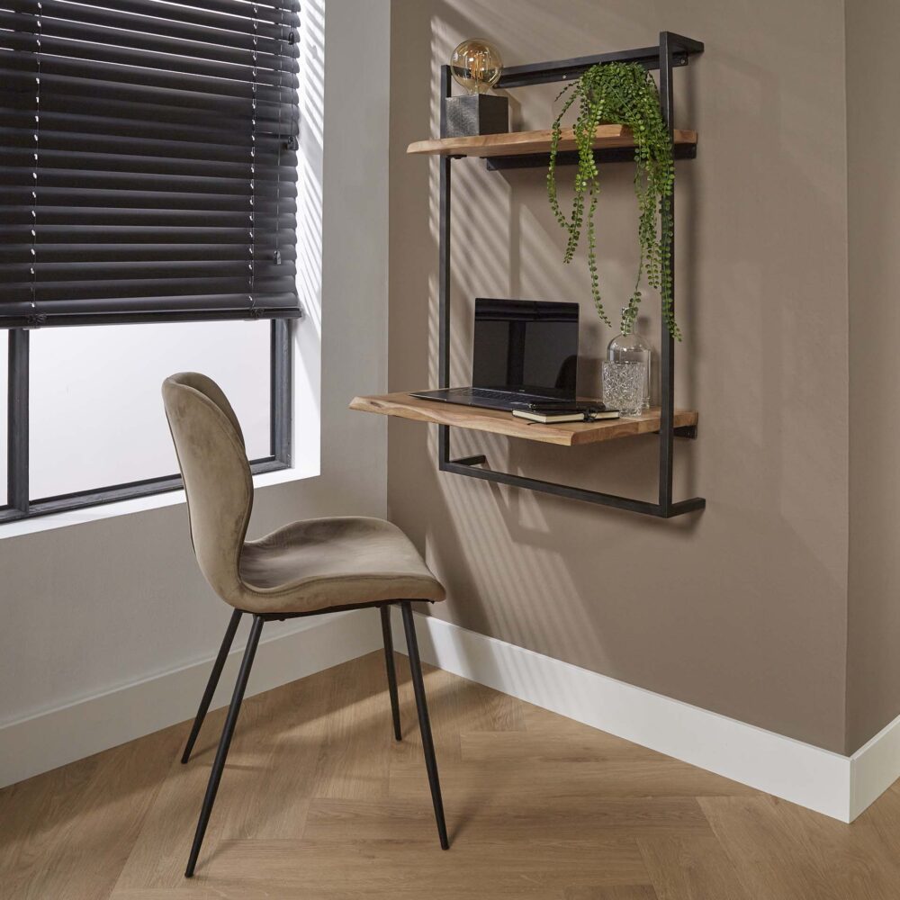 Schreibtisch Air Massiv / Massive Akazie natur – Bild 1