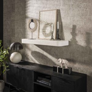 Wandregal 100 cm Stein/Marmor-Verbundwerkstoff