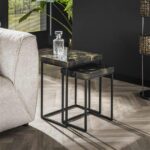 Beistelltisch Black & Gold set/2