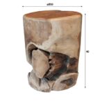 Beistelltisch Natural Rustic – Bild 5
