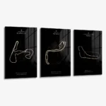 Bündel: "F1 Tracks" (3x) – Glas