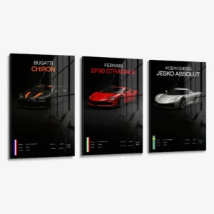 Bündel: "Hypercars" (3x) – Glas