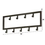 Garderobenständer Steel square (9 haken) – Bild 5