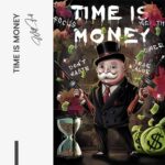 Time Is Money – Glas 40x60 cm / Ohne Rahmen – Bild 3
