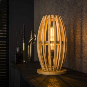 Tischleuchte 1L Orbit / Mango massiv natur