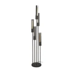 Stehleuchte 5L Stufenrohr / Artic schwarz – Bild 3