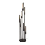 Stehleuchte 7L Stufenrohr / Artic schwarz – Bild 3