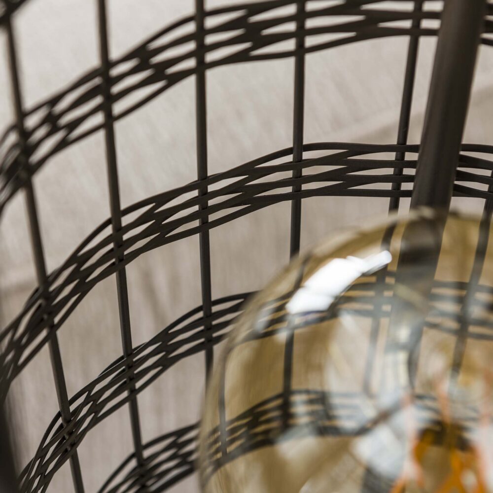 Stehleuchte 2L Metalljalousien / Schwarznickel – Bild 5