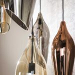 Hängelampe 5L Stufenkokon-Mischglas / Schwarz – Bild 4