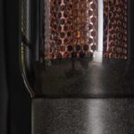 Tischleuchte Rauchglas-Lochstahl / Artic schwarz – Bild 4