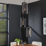 Hängelampe 3L Mesh rotierbar / Artic schwarz – Bild 2