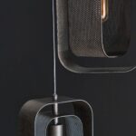 Hängelampe 3L Mesh rotierbar / Artic schwarz – Bild 4