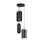 Hängelampe 3L Mesh rotierbar / Artic schwarz – Bild 5