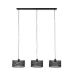 Hängelampe 3L Mesh rund / Artic schwarz – Bild 4