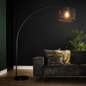 Bogenlampe Ø45 Curl / Anthrazit