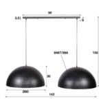 Hängelampe 2L Bulge – Bild 5
