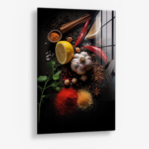 Art of spice I – Glas 80x120 cm / Ohne Rahmen