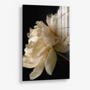 Pastel Flower – Glas 60x90 cm / Ohne Rahmen