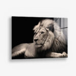 King of the Wild – Glas 80x120 cm / Ohne Rahmen
