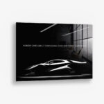 Lambo Talk – Glas 100x150 cm / Ohne Rahmen