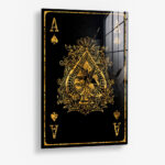Golden Card A – Glas 80x120 cm / Ohne Rahmen