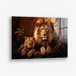 Father & Son – Glas 80x120 cm / Ohne Rahmen