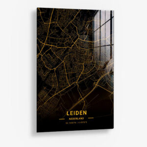 Leiden Gold – Glas 60x90 cm / Ohne Rahmen
