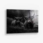 Highlander Duo – Glas 100x150 cm / Ohne Rahmen