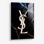 Parisian Fashion III – Glas 100x150 cm / Ohne Rahmen