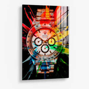 Rainbow Time – Glas 60x90 cm / Ohne Rahmen