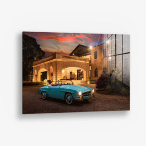 The 1958 190 SL – Glas 100x150 cm / Ohne Rahmen