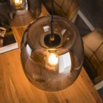 Hängelampe 3L Treibglas / Rauchgraues Glas – Bild 3