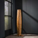 Stehleuchte M-Stangen / Massives recyceltes Teakholz – Bild 2