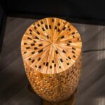 Stehleuchte M-Stangen / Massives recyceltes Teakholz – Bild 4