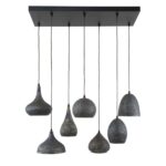 Hängelampe 4+3 Punch Mix / Schwarzbraun – Bild 5