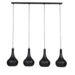Hängelampe 4L Punch Cone / Schwarzbraun – Bild 5