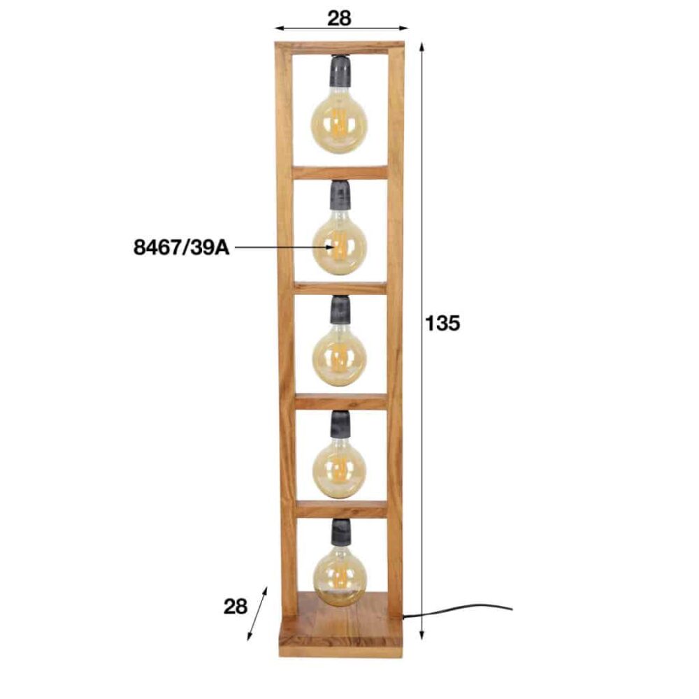 Stehlampe 5L Oaken – Bild 5