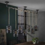 Hängelampe 7L Twist Wrap XL / Schiefergrau – Bild 2