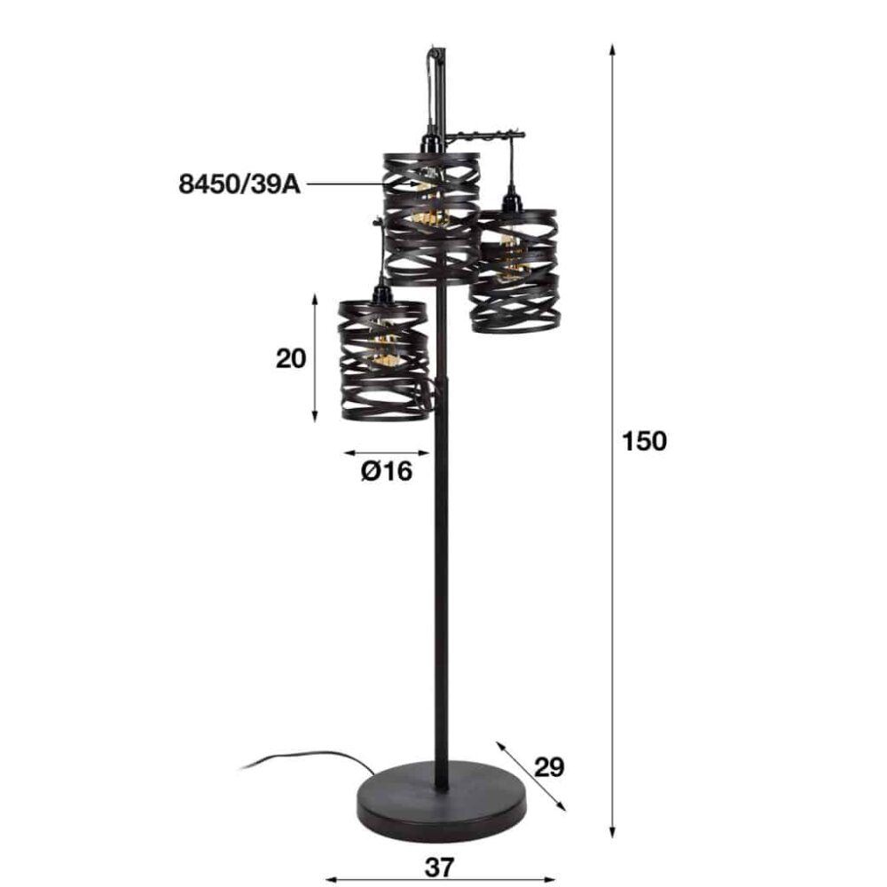 Stehlampe 3L Springer stepped – Bild 5