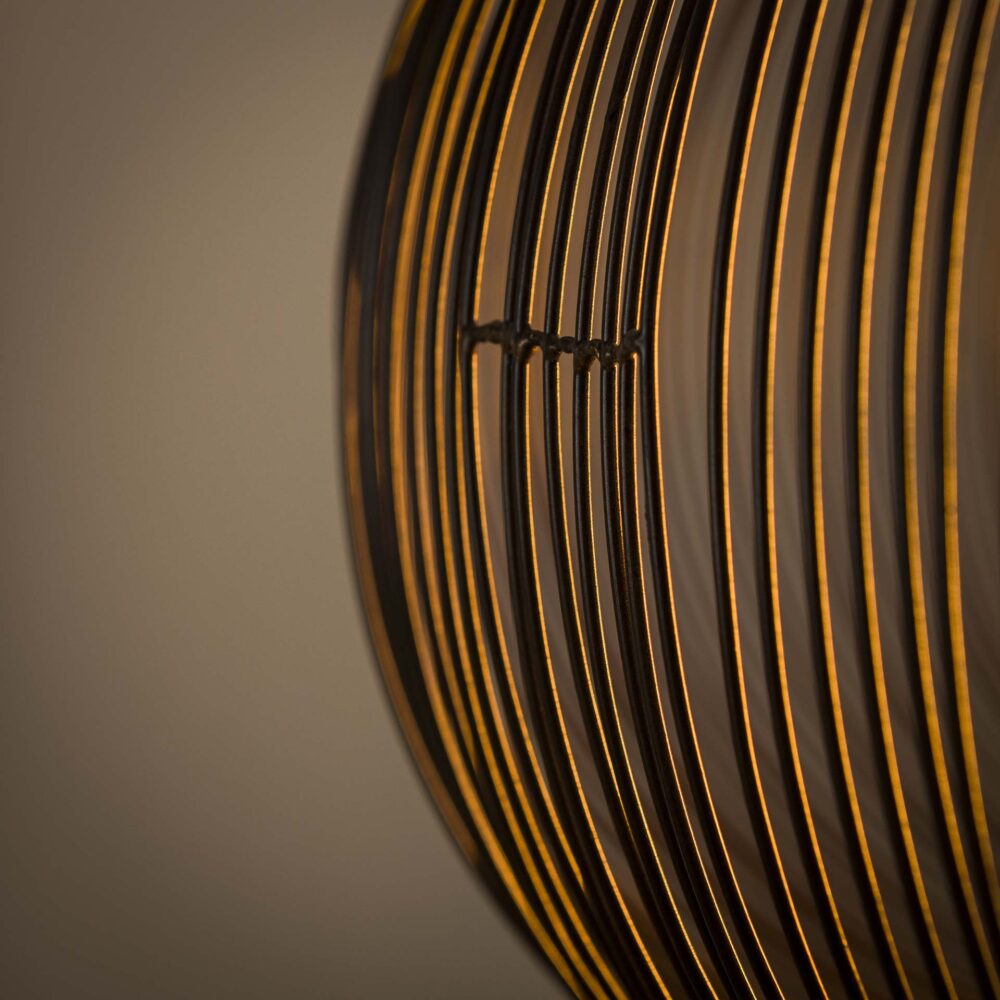 Hängelampe Ø70 Kupfer Twist / Schwarznickel – Bild 3