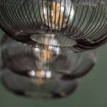 Hängelampe 4x Ø35 Scheibendraht Kupfergedreht / Schwarznickel – Bild 4