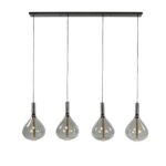 Hängelampe 4L Drop Rauchglas / Artic Schwarz – Bild 4