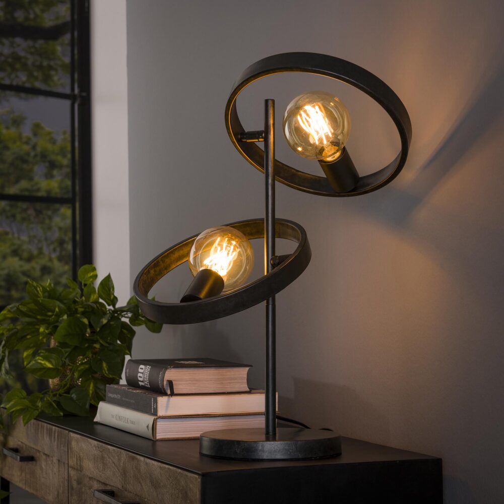 Tischlampe 2L Hover / Anthrazit – Bild 1
