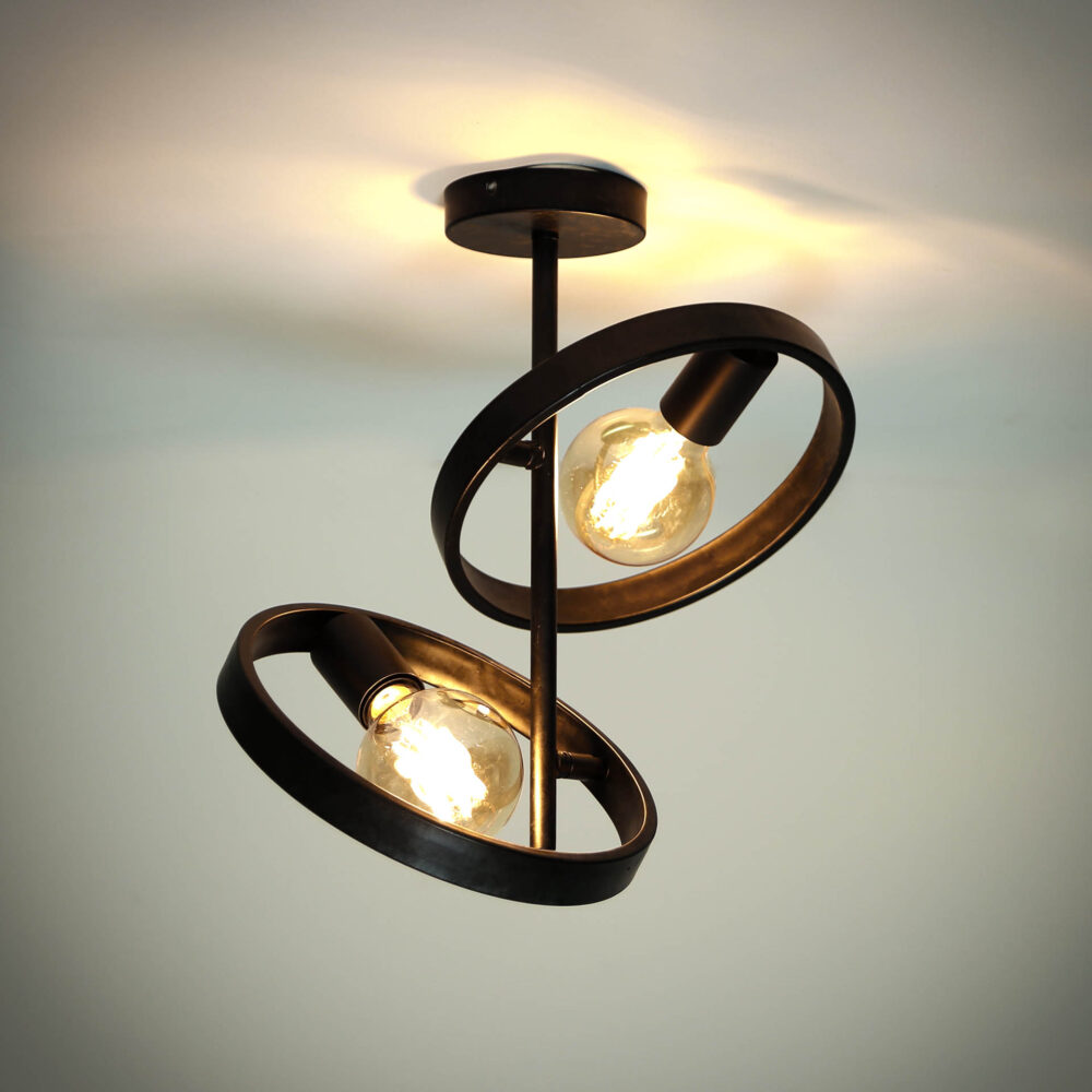 Deckenleuchte 2L Hover / Anthrazit – Bild 1