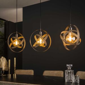 Hängelampe 3L Cosmos Mesh / Artic Schwarz
