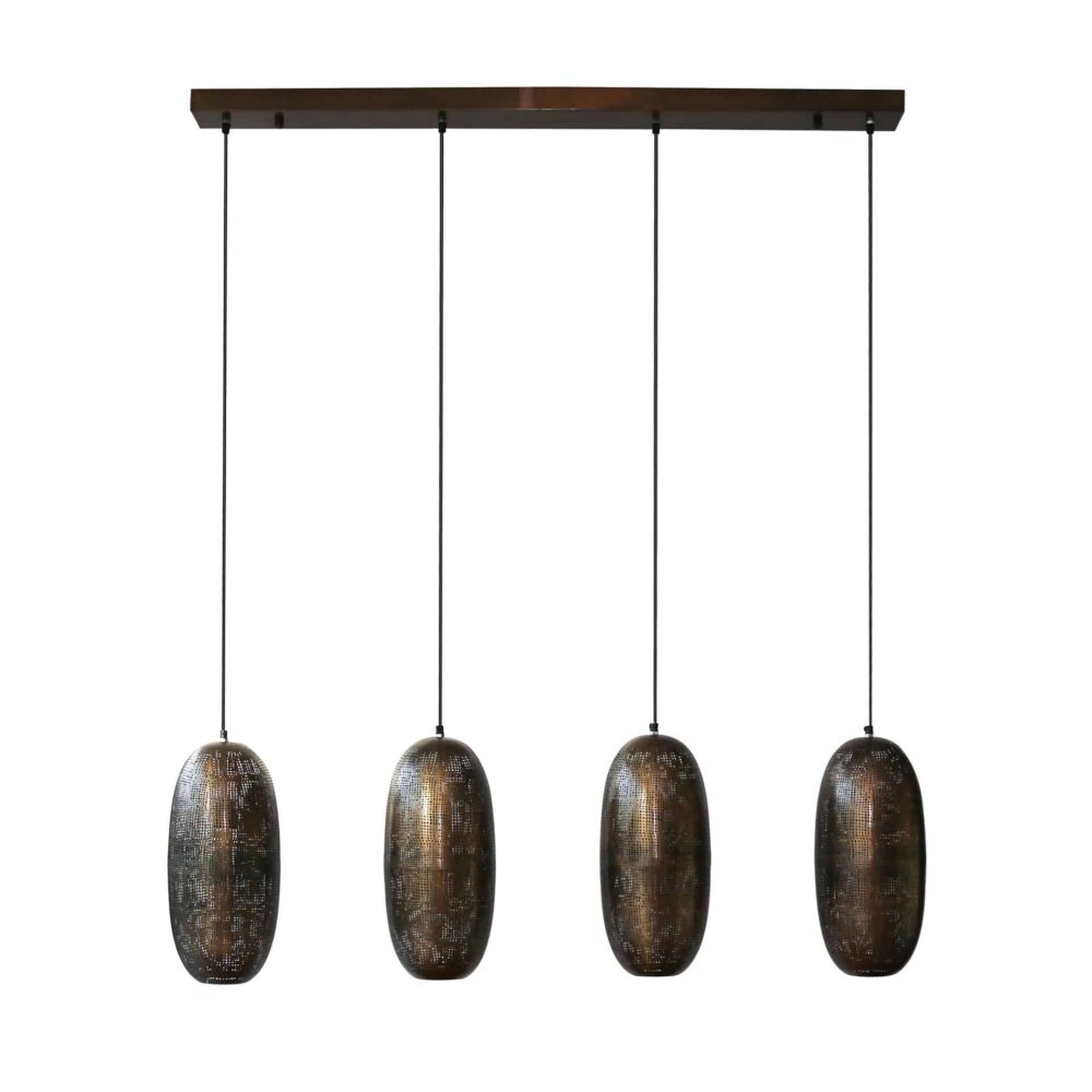 Hängelampe 4L kosmisch / Bronze antik – Bild 4