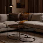 Couchtische Schwarz - Hamburg Gold