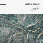 Green Stone - Glas 40x60 cm / Ohne Rahmen – Bild 3