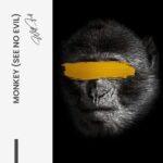 Monkey (see no evil) - glass 80x120 cm / Ohne Rahmen – Bild 3