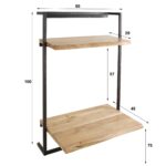 Schreibtisch Air Massiv / Massive Akazie natur – Bild 5